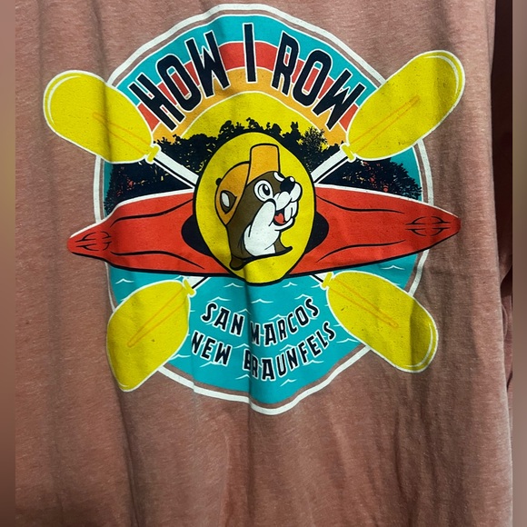 Buc-ee’s tshirt, How I row, 2XL, preowned - Picture 2 of 3